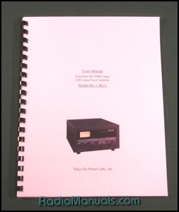 Tokyo Hy-Power HL-1.5KFX Instruction Manual